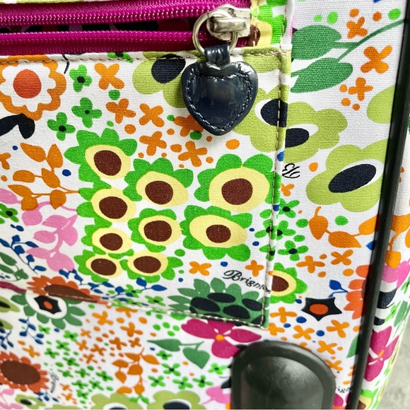 BRIGHTON Weekender Carry On Luggage travel bag suitcase rolling telescope handle - Picture 14 of 16